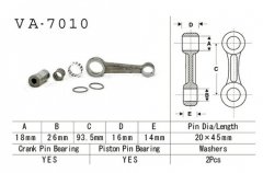 VESRAH VA-7010 - шатун SUZUKI RM 80 1991-2001