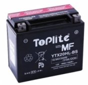 Аккумулятор мотоциклетный Toplite YTX20HL-BS (18A*ч-310А)
