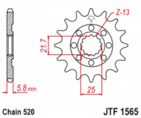 Звезда передняя JT Sprockets JTF1565.12