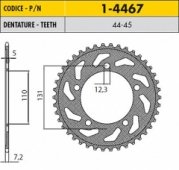 Звезда задняя SunStar SS 1-4467-45