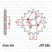 Звезда передняя JT Sprockets JTF253,17