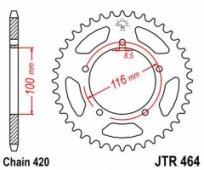 Звезда задняя JT Sprockets JTR464.44