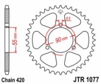 Звезда задняя JT Sprockets JTR1077.47