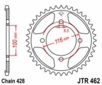 Звезда задняя JT Sprockets JTR462.49