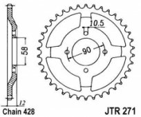 Звезда задняя JT Sprockets JTR271.50