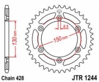 Звезда задняя JT Sprockets JTR1244.52