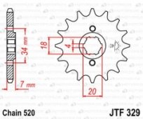 Звезда передняя JT Sprockets JTF329.13