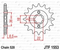 Звезда передняя JT Sprockets JTF1553.14