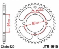 Звезда задняя JT Sprockets JTR1910.32