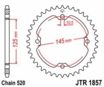 Звезда задняя JT Sprockets JTR1857.37