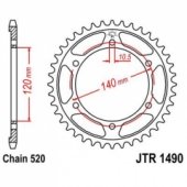 Звезда задняя JT Sprockets JTR1490.37