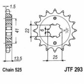 Звезда передняя JT Sprockets JTF293.15