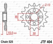 Звезда передняя JT Sprockets JTF404.17