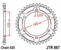 Звезда задняя JT Sprockets JTR867.43