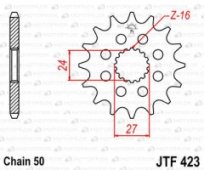 Звезда передняя JT Sprockets JTF423.16