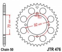 Звезда задняя JT Sprockets JTR476.40