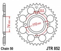 Звезда задняя JT Sprockets JTR852.41