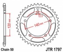 Звезда задняя JT Sprockets JTR1797.41