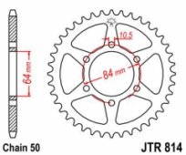 Звезда задняя JT Sprockets JTR814.42