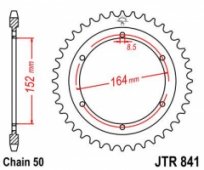 Звезда задняя JT Sprockets JTR841.42