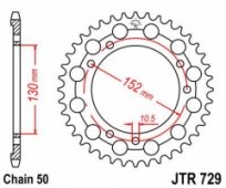 Звезда задняя JT Sprockets JTR729.46