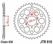 Звезда задняя JT Sprockets JTR818.42