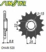 Звезда передняя SunStar SUNF357-13