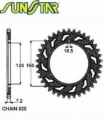 Звезда задняя SunStar SUNR1-4598-42 аналог JTR300.42