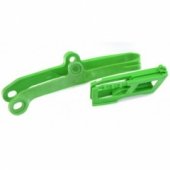 Ловушка+слайдер цепи Polisport Kit Chain Guide+Chain Slider KX250/450F(09-13) Green