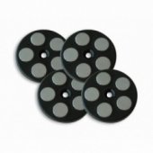 Комплект магнитов для текстильных сумок Givi T4KIT Black-Grey
