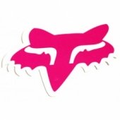 Наклейка Fox FoxHead - 2.5 Pink