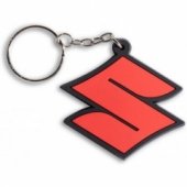 Брелок Suzuki S лого Red