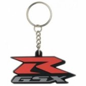 Брелок Suzuki GSX-R лого Red-Grey