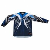 Кроссовая футболка (джерси) Alpinestars Charger Crusader Black-Blue-White 2XL