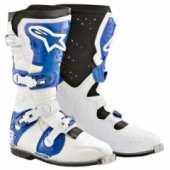 Мотоботы Alpinestars TECH 8 BLACK-BLUE-WHITE 11