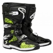 Мотоботы Alpinestars TECH 3 Black-Green Swirl 10