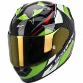 Мотошлем Scorpion Exo-1200 Air Stella Black-Green-Red L