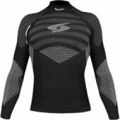 Термокофта Spyke 4 Pro L/S Winter Tee Windproof Black-Grey XS/S