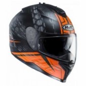 Мотошлем HJC IS-17 Enver MC6HSF Black-Orange S