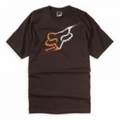 Футболка FOX Opposites Attract s/s Tee Dark Brown L