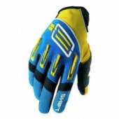 Мотоперчатки Shift Pro Strike Yellow-Blue M (9)