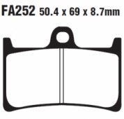 Тормозные колодки EBC FA252