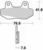 Колодки тормозные Braking BR 673SM1