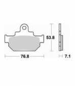 Колодки тормозные Braking BR 817SM1