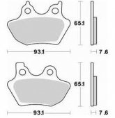 Колодки тормозные Braking BR 843CM77