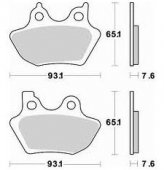 Колодки тормозные Braking BR 843SM1