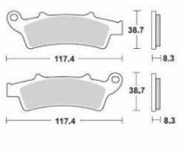 Колодки тормозные Braking BR 853SM1