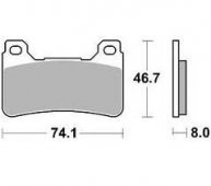 Колодки тормозные Braking BR 899CM66