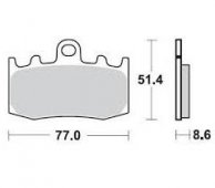 Колодки тормозные Braking BR 892SM1