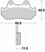 Колодки тормозные Braking BR 654SM1